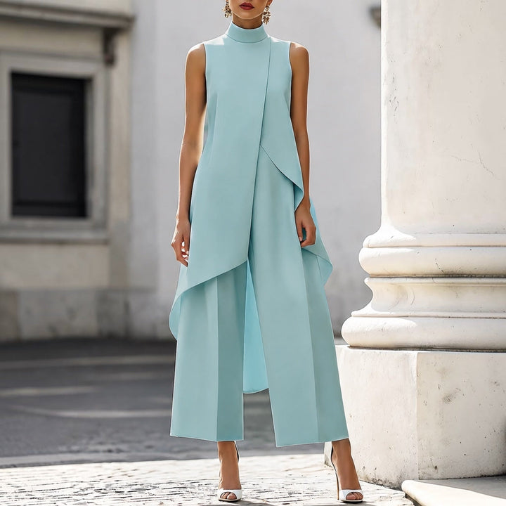Carolyn Wide-Leg Jumpsuit in Sage Green