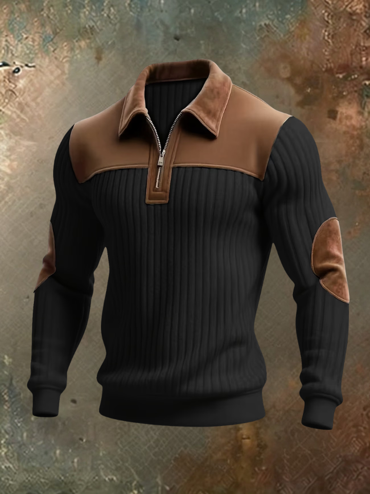 Nathan - Half-Zip Polo Sweater