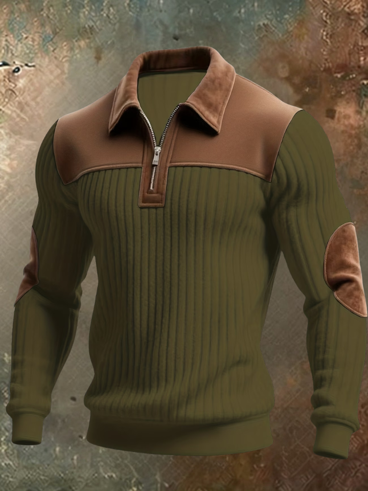 Nathan - Half-Zip Polo Sweater