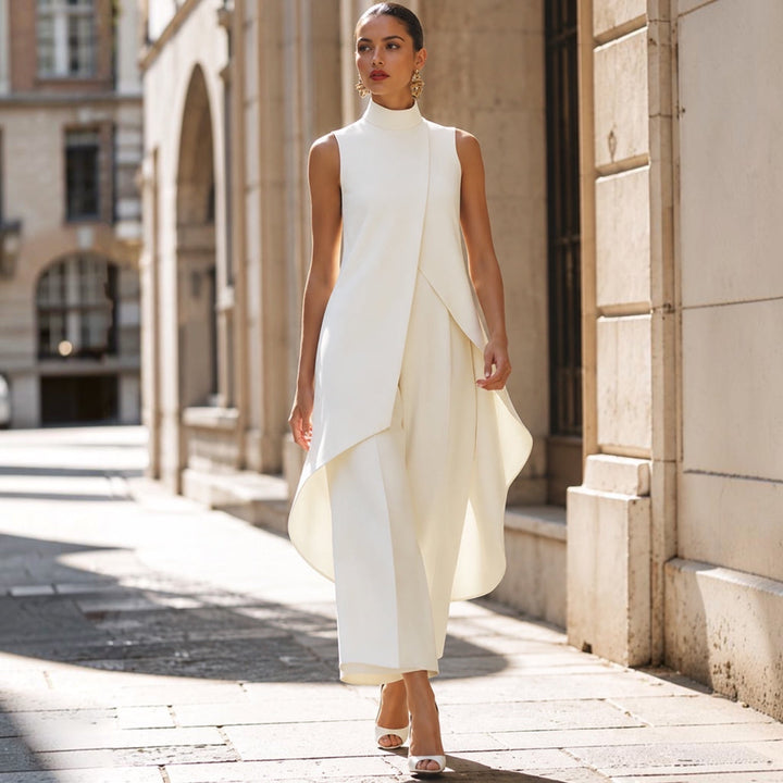 Carolyn Wide-Leg Jumpsuit in Black