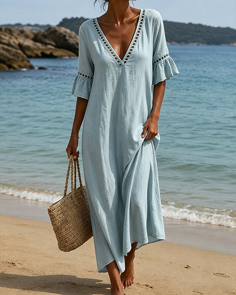 Nika - Coastal Linen Dress