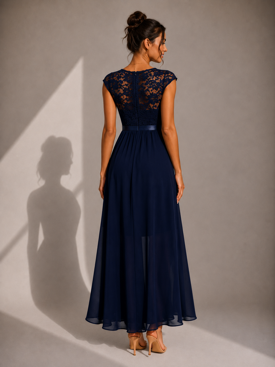 Barbara Maxi Dress, side view relaxed daytime styling