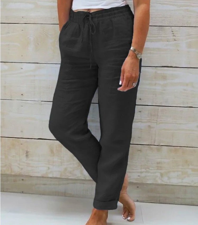 Claire - Sleek Comfort Trousers in Grey