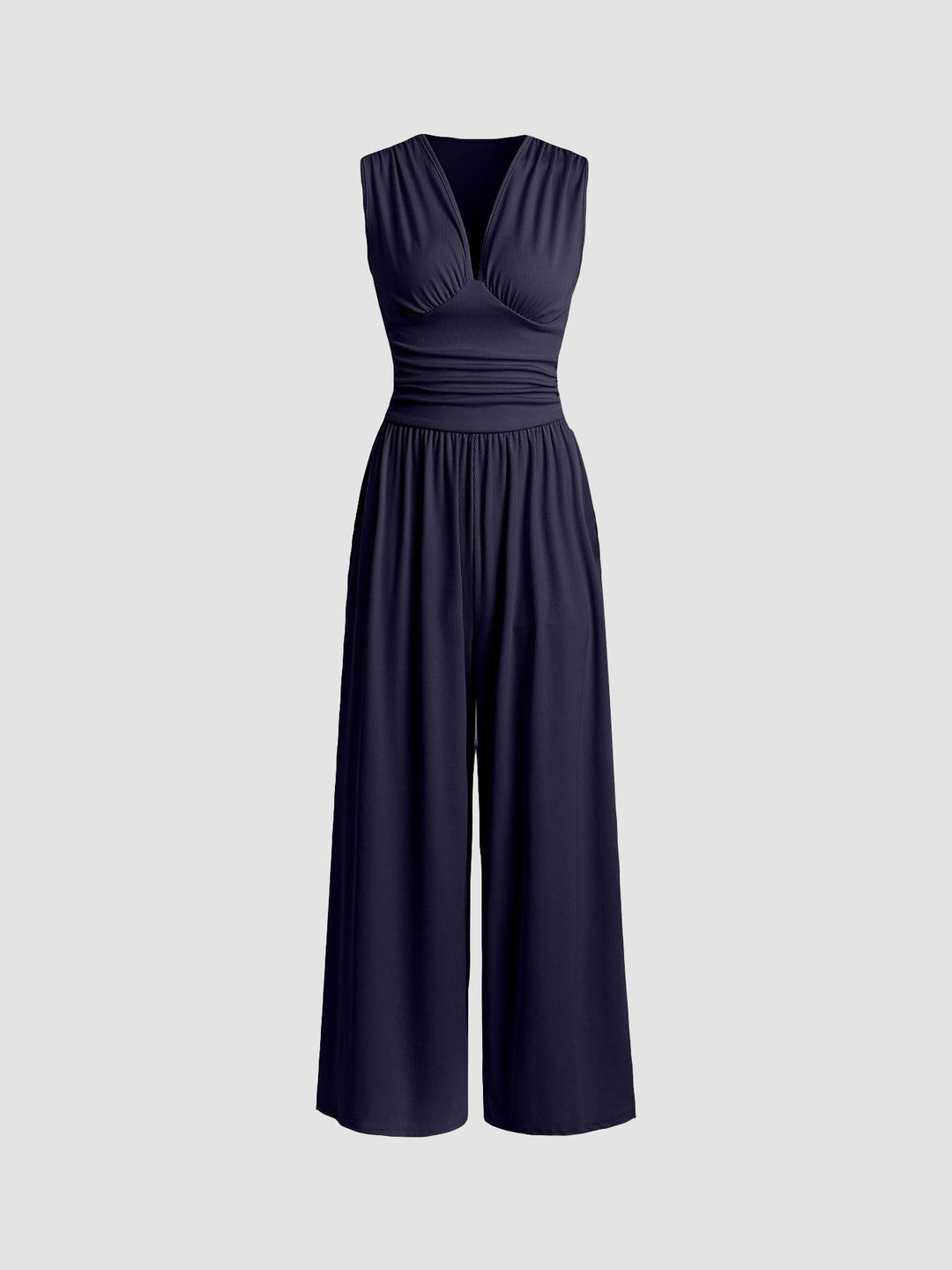 Ruby - Chic Sleeveless Wide-Leg Jumpsuit