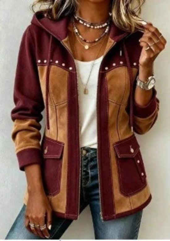 Adelaide - Two-Tone Hooded Jacket