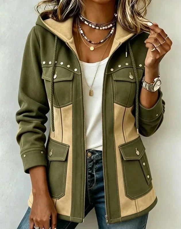 Adelaide - Two-Tone Hooded Jacket