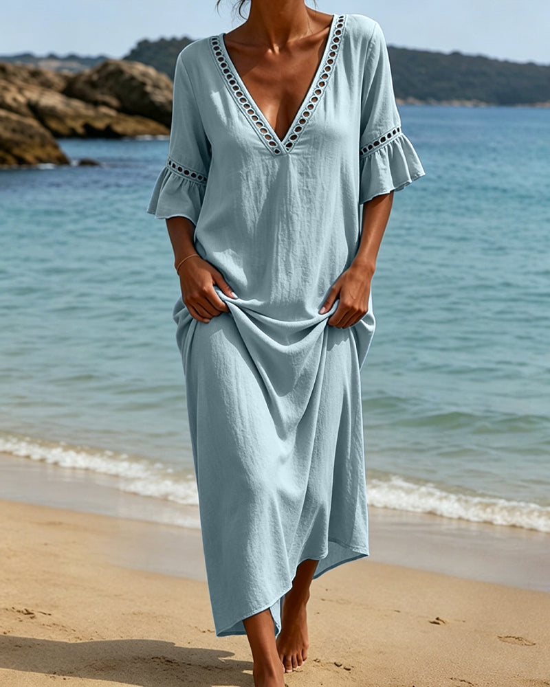 Nika - Coastal Linen Dress