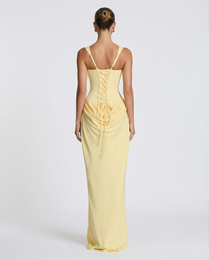 Aurora - Elegant Maxi Dress in Black