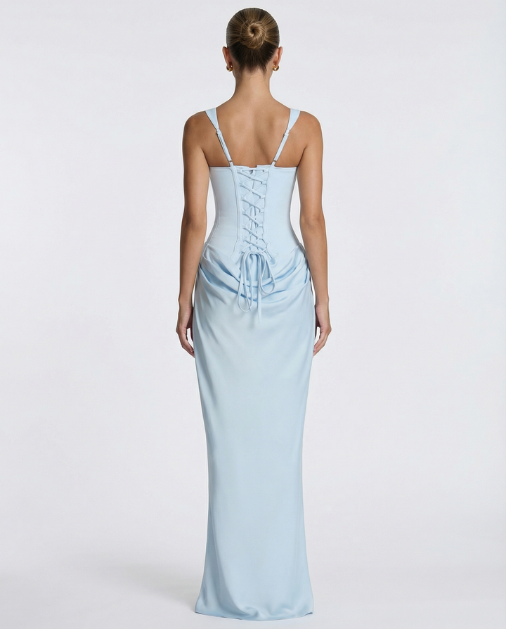 Aurora - Elegant Maxi Dress in White