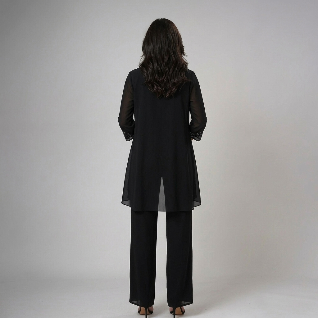 Ivy - Elegant Three-Piece Set in Black
