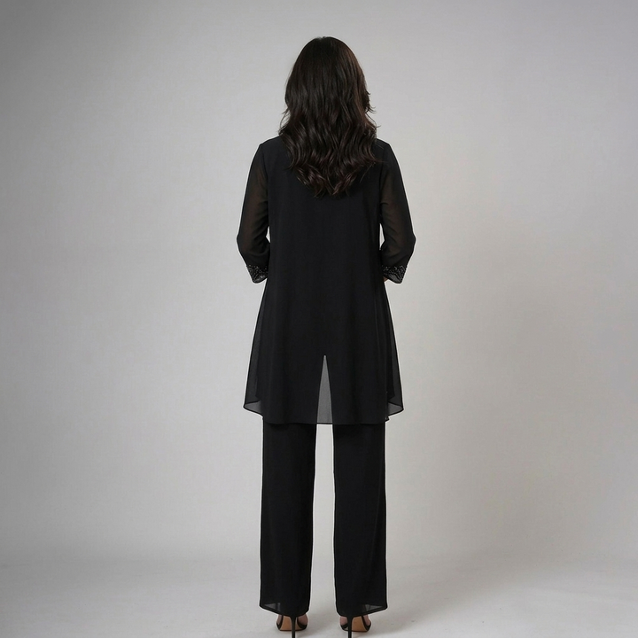 Ivy - Elegant Three-Piece Set in Black