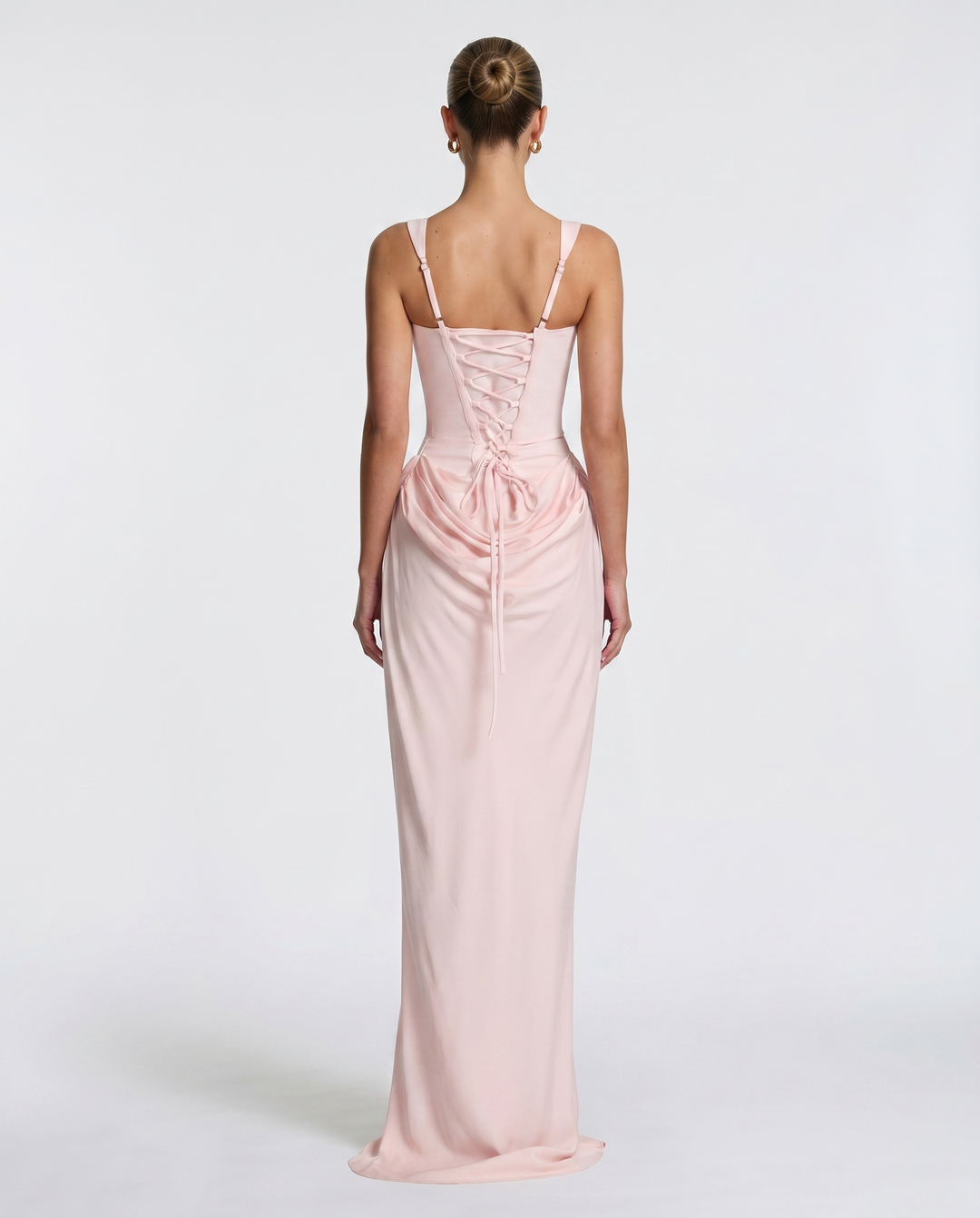Aurora - Elegant Maxi Dress in Burgundy