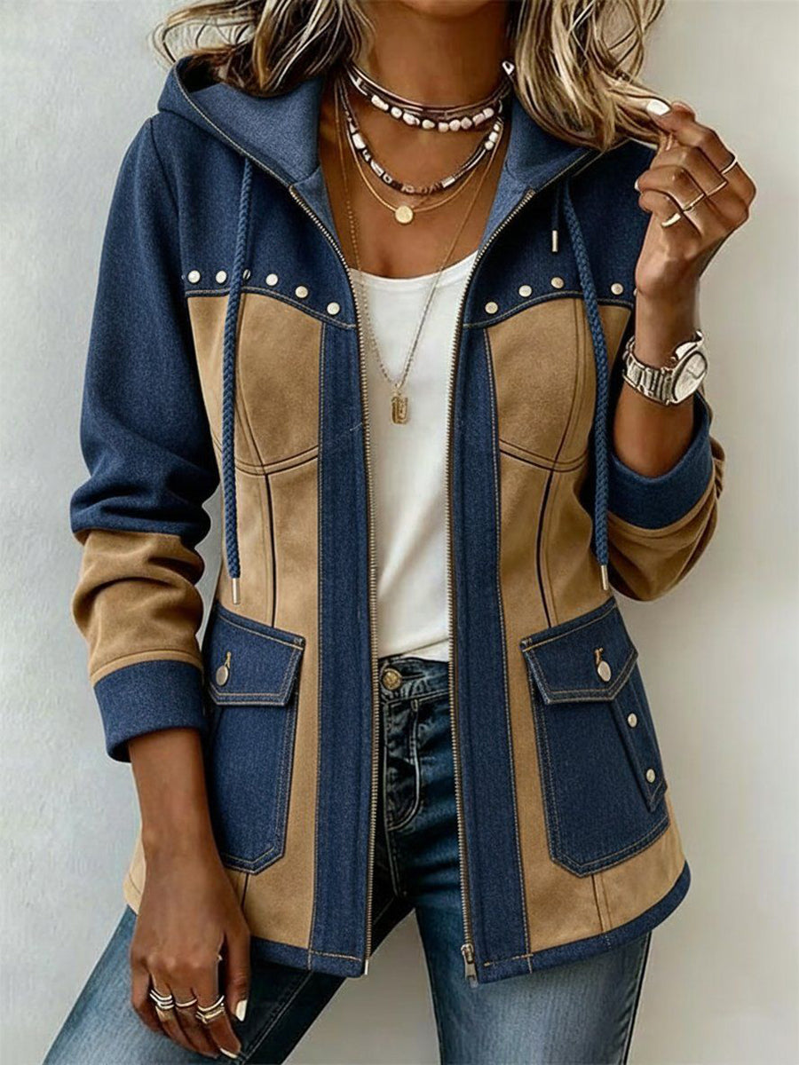 Adelaide - Two-Tone Hooded Jacket