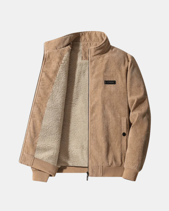 Howard corduroy sherpa-lined bomber jacket, additional product photo
